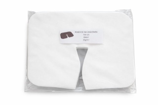 Jednorazowe pokrycie na zagłówek białe